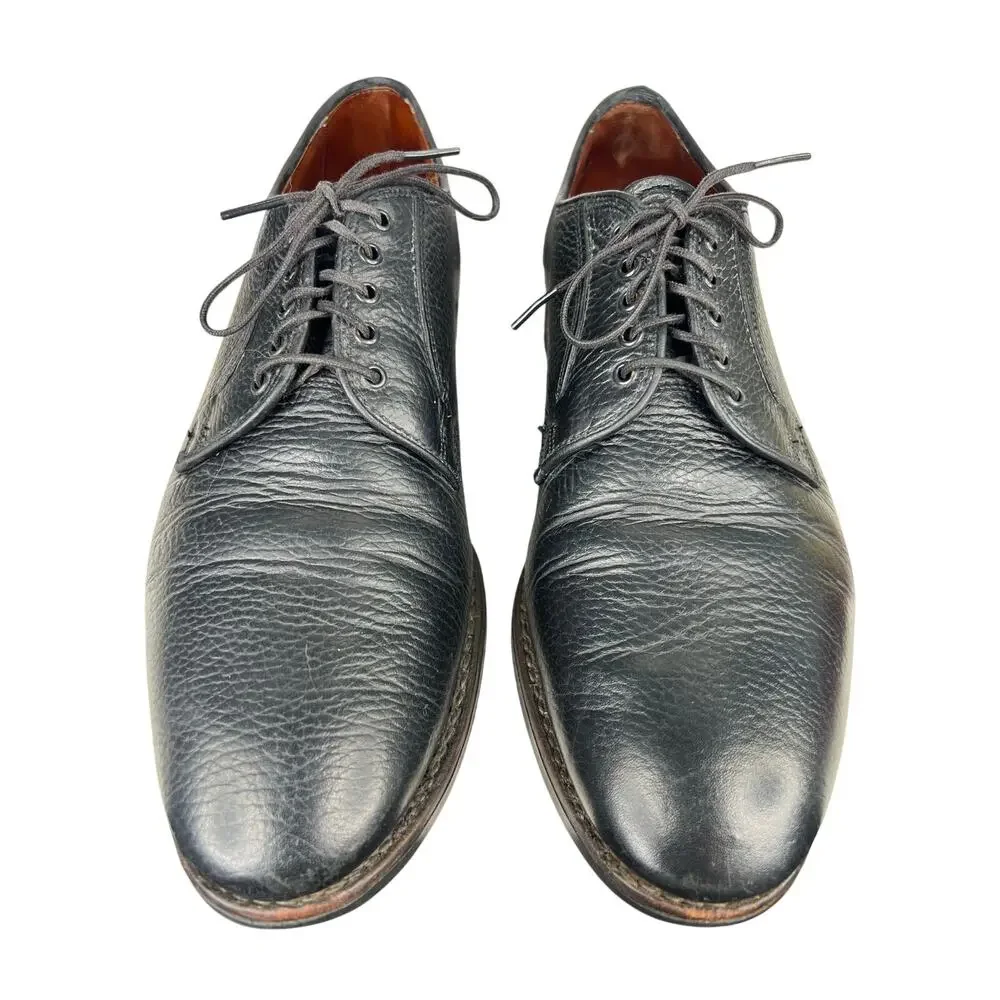 Allen Edmonds Men’s Pebbled Wide Black Leather Oxford Size US 10 E